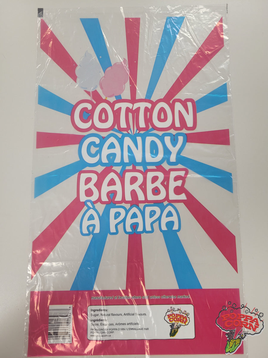 FLB002 Poppa Corn "NEW DESIGN" Cotton Candy Bags | Poppa Corn Corp