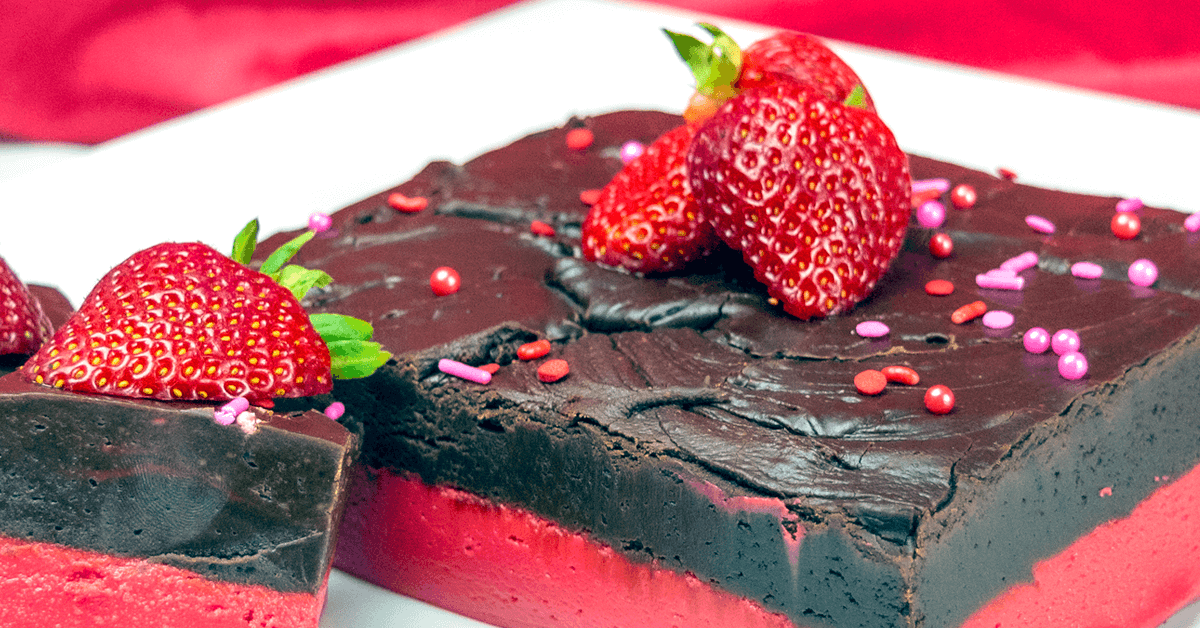 Chocolate-Covered Strawberry Fudge