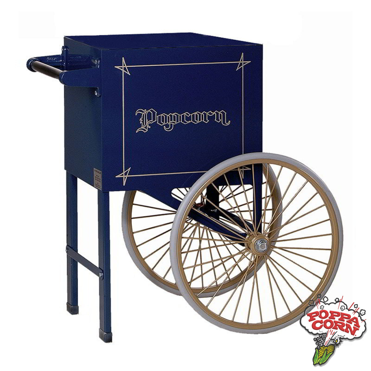 18" Popcorn Cart - GM2659BLU DEMO - Poppa Corn Corp