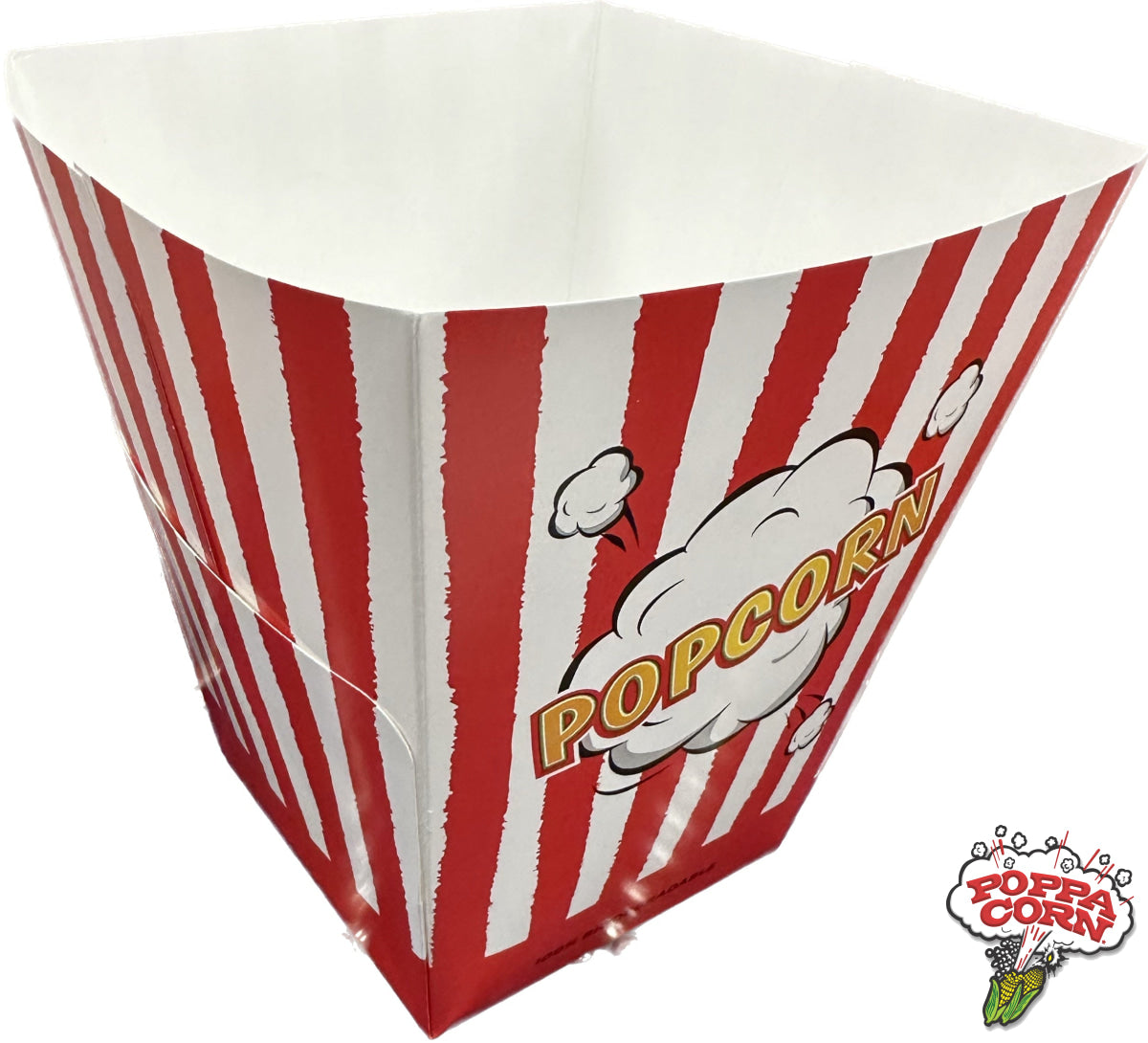 85Oz Square Popcorn Bucket All New Design 100% Biodegradable - 200/Case