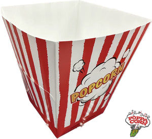 85Oz Square Popcorn Bucket All New Design 100% Biodegradable - 200/Case