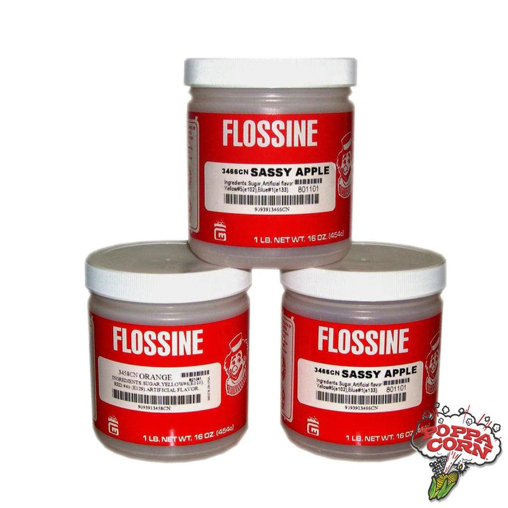 Blue Raspberry Flossine® - 1LB Jar - FLS006 - Poppa Corn Corp