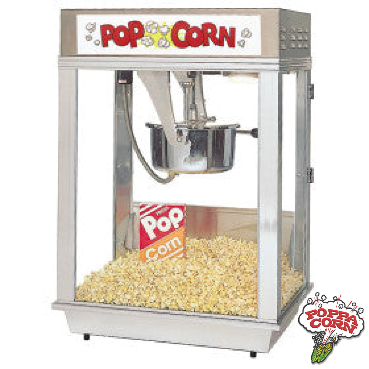 Deluxe Citation 14Oz Electronic Heat Control Stainless Steel Oil Ready 120V - Gm2102Est Popcorn