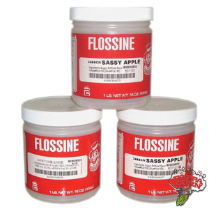 FLS015 - Flossine® - Green Watermelon - 1LB Jar - Poppa Corn Corp