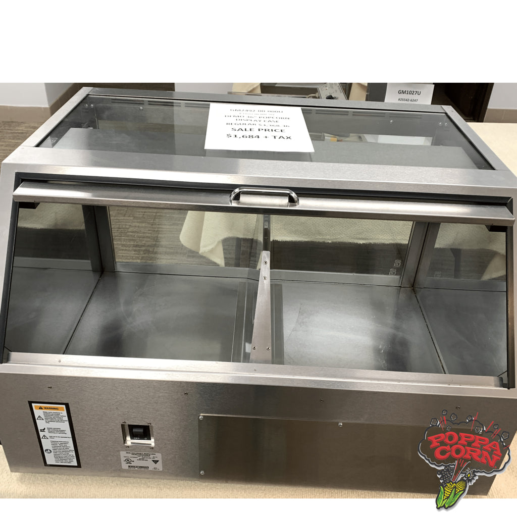 GM2492-00-000U - DEMO 36" POPCORN DISPLAY CASE - Poppa Corn Corp