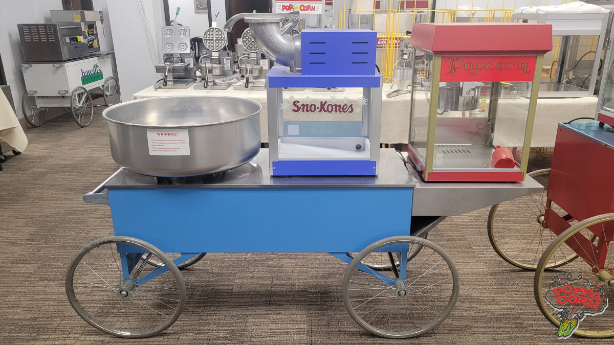 GM3150CP COTTON CANDY- POPCORN- SNOCONE CART - Poppa Corn Corp