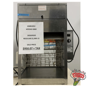 GM8102U - DEMO DOGEROO® HOT DOG ROTISSERIE - Poppa Corn Corp