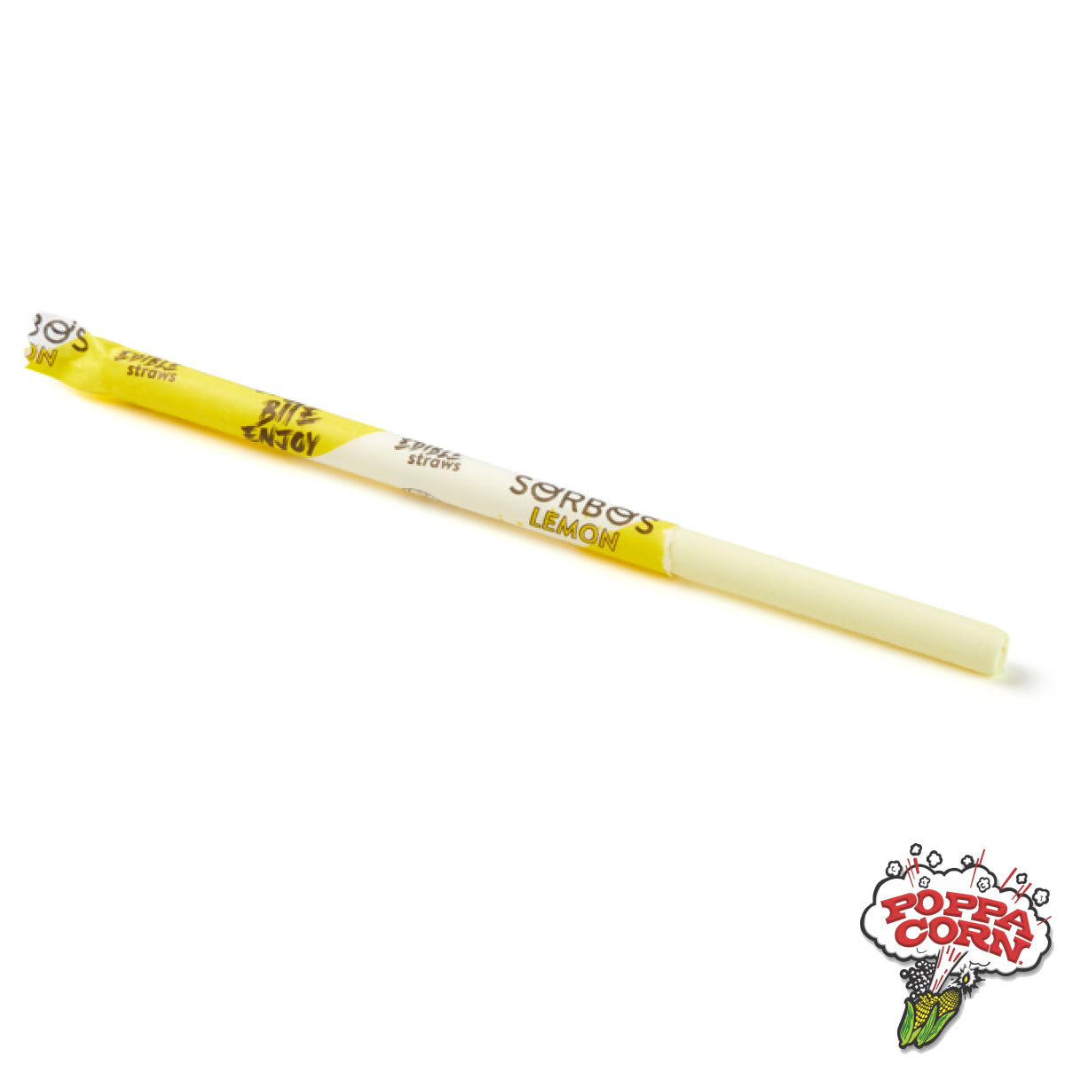 Lemon Edible Straws - 200/Case Item Code: Sor008