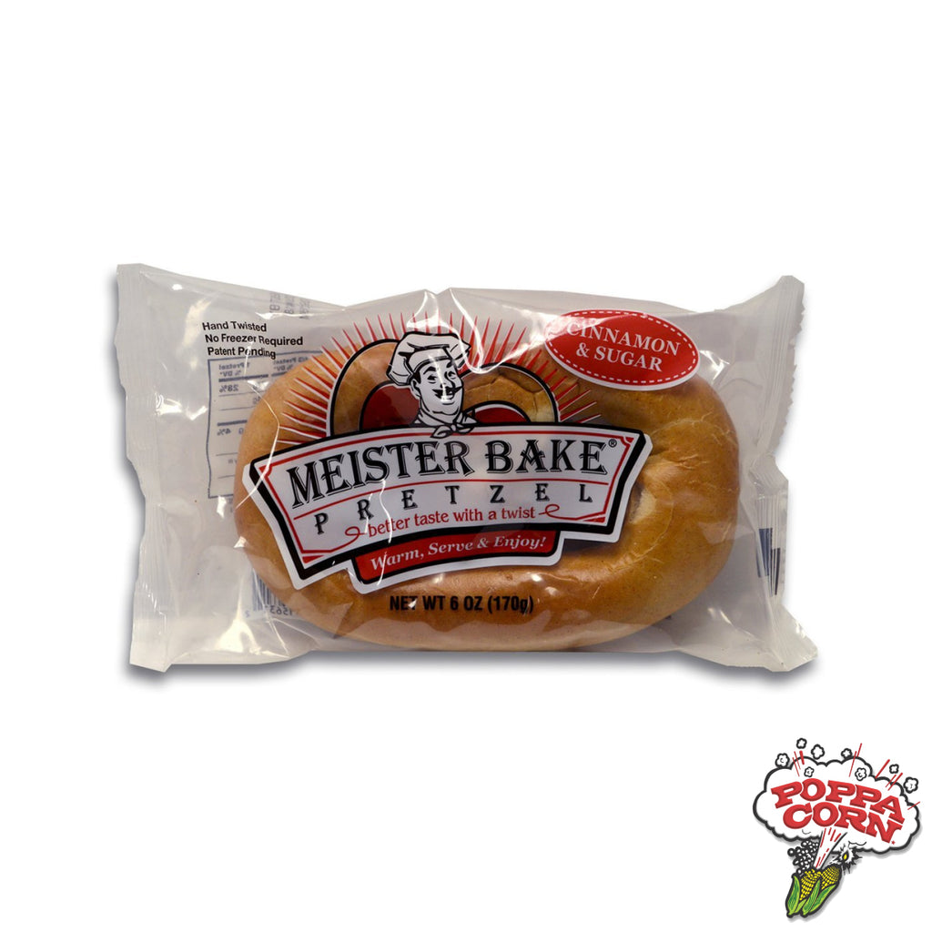 Meister Bake® Ready to Eat Plain Sweet Cinnamon Pretzels - GM5631 - Poppa Corn Corp