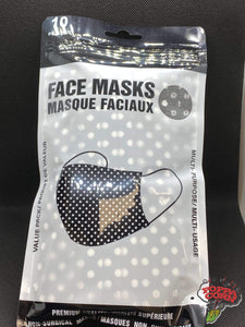 **NEW** Fashion Face Masks - Premium Quality - 10 Pack Disposable - FM002 - Poppa Corn Corp