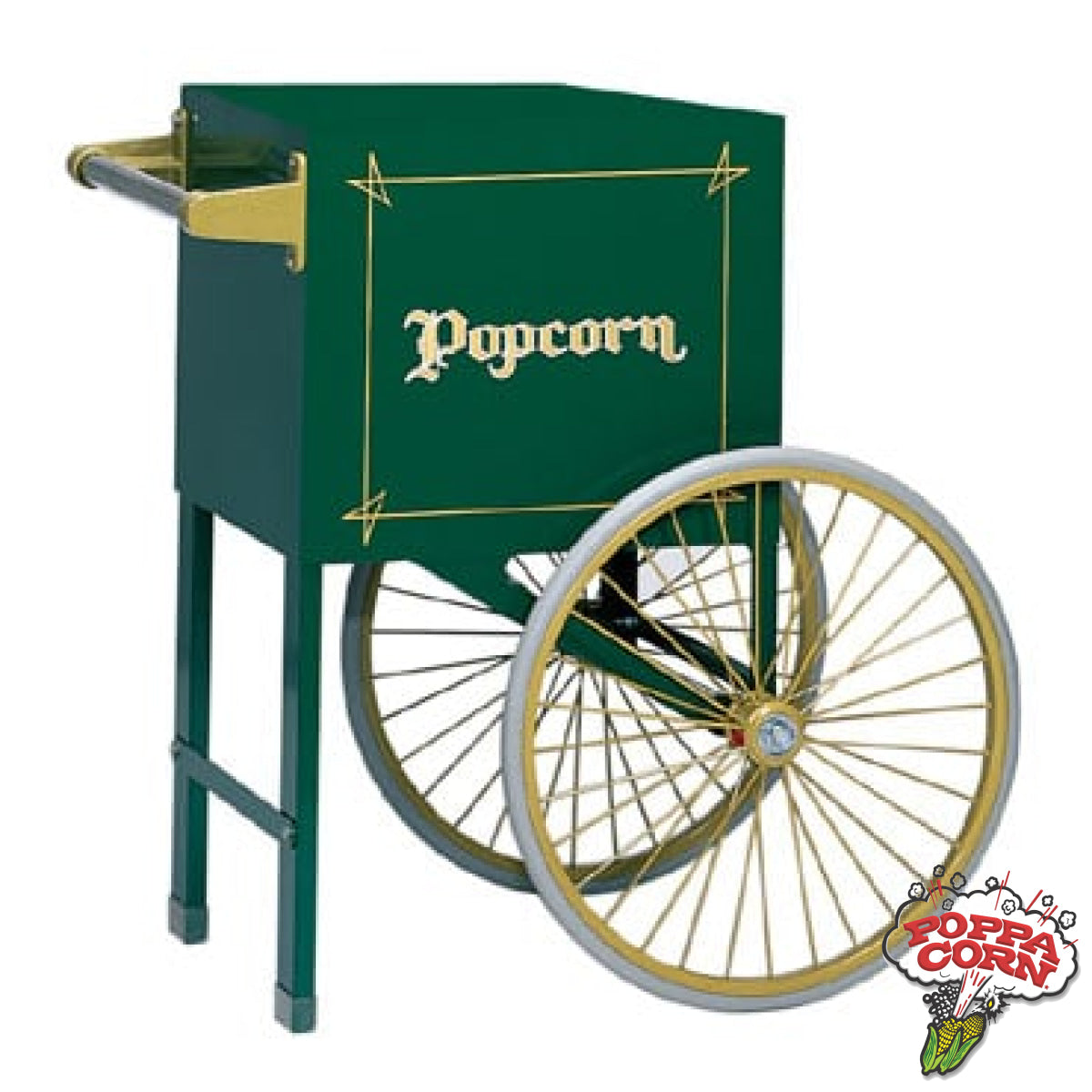 Popcorn Cart, Hunter Green - GM2659HGU DEMO - Poppa Corn Corp