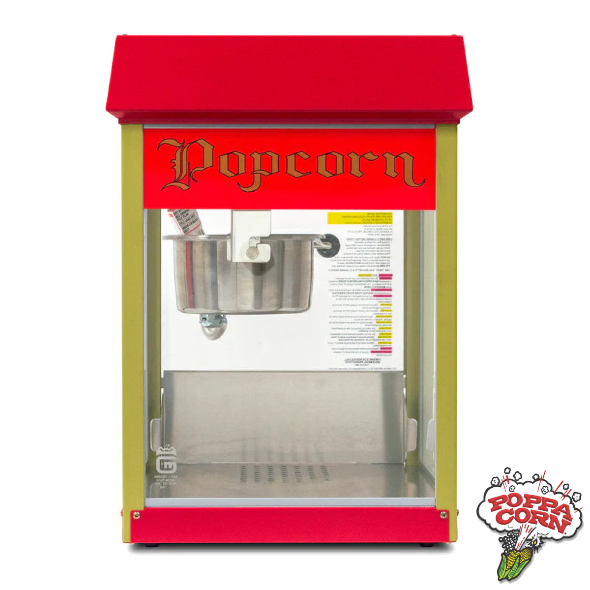 Red Fun Pop 4-oz. Popcorn Machine - GM2404 - Poppa Corn Corp