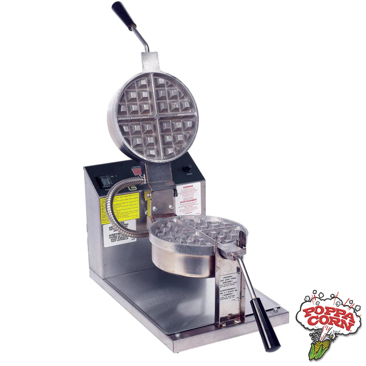 Round Belgian Waffle Baker with Electronic Control - GM5021E - Poppa Corn Corp