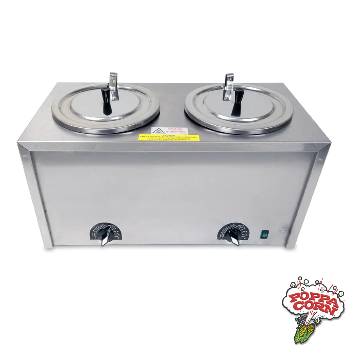 Twin Nacho Cheese Warmer - GM4211 - Poppa Corn Corp