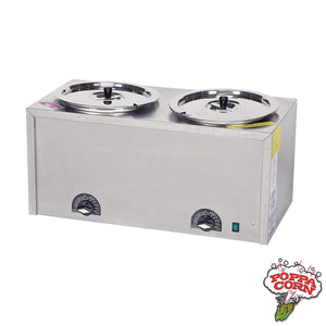 Twin Nacho Cheese Warmer - GM4211 - Poppa Corn Corp