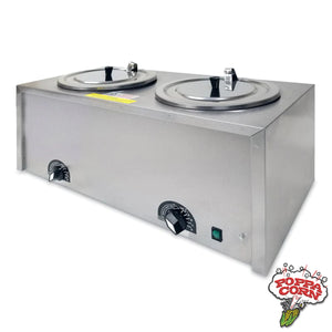 Twin Nacho Cheese Warmer - GM4211 - Poppa Corn Corp